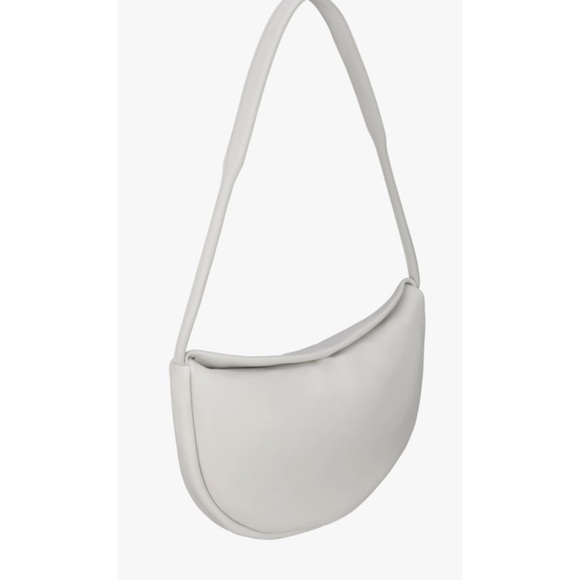 ZARA ~ HALF MOON LEATHER CROSSBODY BAG (NWT) - Picture 4 of 12